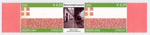 Spoorwegmuseum - 2002 - trein locomotief postzegels Utrecht, Verzamelen, Spoorwegen en Tramwegen, Nieuw, Trein, Overige typen