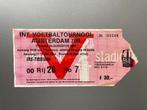 Ticket Ajax - Int. Voetbaltournooi 709 (1984), Verzenden, Gebruikt, Ajax, Overige typen