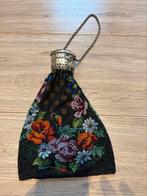 Antieke Kralen Handtas met Bloemen, Antiek en Kunst, Ophalen of Verzenden