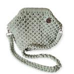 Mooie macramé clutch tas, nieuw, Ophalen of Verzenden, Nieuw, Groen, Overige typen