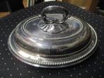 serveerschaal 0vaal verzilverd 2x, Overige materialen, Gebruikt, Ophalen of Verzenden, Schaal of Schalen