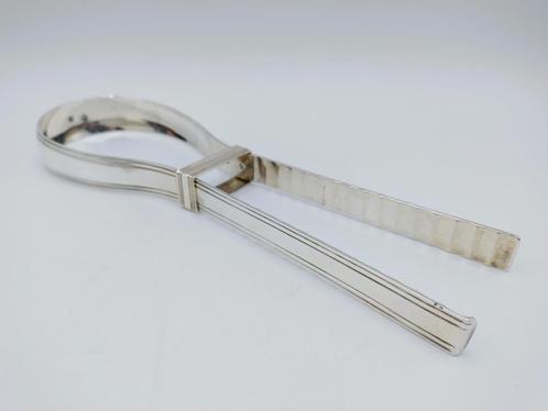 Zilveren aspergetang, Fa. J.M. van Kempen, Voorschoten, 1861, Antiek en Kunst, Antiek | Goud en Zilver, Zilver, Verzenden