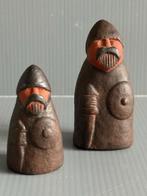 2 x Thyssen Danmark steengoed / keramiek "Viking' beeldjes, Antiek en Kunst, Ophalen of Verzenden