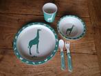 Jollein Dinerset Safari Forest Green, Ophalen, Gebruikt