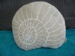 Klein linnen zomer decoratie kussen met schelp motief, Ophalen of Verzenden, Zo goed als nieuw, Beige