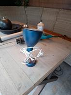 Vintage bureaulamp - Blauw, Huis en Inrichting, Lampen | Tafellampen, Ophalen of Verzenden