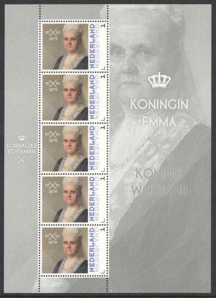Nederlands Koningshuis: Koningin Emma, Postzegels en Munten, Postzegels | Nederland, Postfris, Na 1940, Ophalen of Verzenden