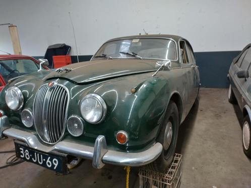 Schuurvondst Jaguar mk2 240,1968 Groen, Auto's, Oldtimers, Particulier, Benzine, Automaat, Geïmporteerd, Groen, Beige, Leder, Ophalen