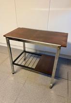 Vintage serveerwagentje, Huis en Inrichting, Ophalen, 50 tot 100 cm, Zo goed als nieuw, 25 tot 50 cm