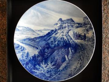 porselein kerstwandbord 1970 Schloss Fürstenberg beschikbaar voor biedingen