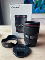 Canon EF 16-35 f4 L IS USM in zeer goede staat zeer compleet, Audio, Tv en Foto, Fotografie | Lenzen en Objectieven, Ophalen of Verzenden