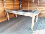 Teakhouten tuintafel, buiten of binnen, Ophalen, Zo goed als nieuw, Rechthoekig, Teakhout