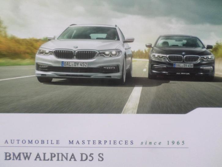 BMW Alpina Serie D5S 2017 Brochure, Boeken, Auto's | Folders en Tijdschriften, Zo goed als nieuw, BMW, Ophalen of Verzenden