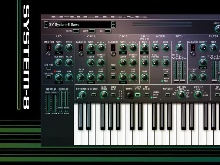 Roland SYSTEM-8 Software Synthesizer Plugin incl licentie, Computers en Software, Audio-software, Nieuw, MacOS, Windows, Ophalen of Verzenden
