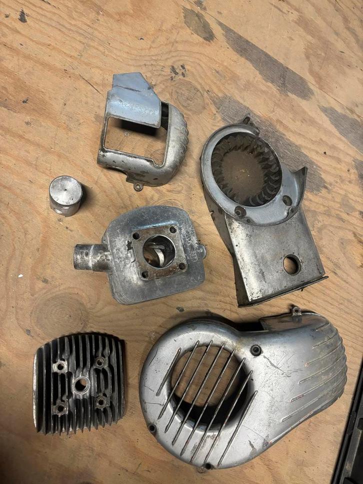 Zundapp 50cc Geforceerde Koeling Cilinder Set - Origineel, Fietsen en Brommers, Brommeronderdelen | Algemeen, Gebruikt, Cilinder