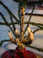 7x Oude feathertree kerstbal | kroonluchter lametta tinsel, Diversen, Ophalen, Gebruikt