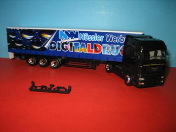 Nussler - Werbung  MAN met oplegger  Herpa beschikbaar voor biedingen