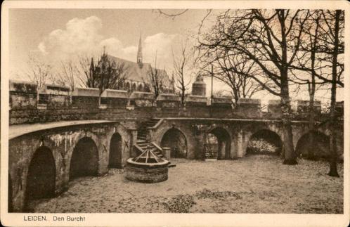 Leiden Den Burcht, Verzamelen, Ansichtkaarten | Nederland, Ongelopen, Zuid-Holland, Voor 1920, Ophalen of Verzenden