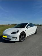 Tesla Model 3 AWD Long Range,1e berijder in excellente staat, Auto's, Automaat, 27 €/maand, 1831 kg, Zwart