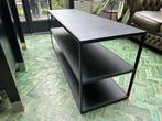 Loods 5 zwart metalen TV meubel sideboard, Ophalen, 100 tot 150 cm, Zo goed als nieuw, Minder dan 100 cm
