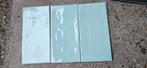 Mintgroene ruim 3m2 Wandtegels 10x20 cm tonalite joyful aqua, Doe-het-zelf en Verbouw, Tegels, Ophalen, Gebruikt, Minder dan 20 cm