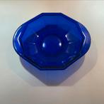 Leerdam blauw persglas van De Bazel 1921, Ophalen of Verzenden