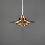 Vintage Gouden Hanglamp - Superlight Denmark – Mid Century, Mid century modern, Ophalen of Verzenden, Zo goed als nieuw, 75 cm of meer