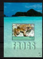 PALAU 2014 PF BLOK KIKKERS FROGS AMFIEBIEËN REPTIELEN, Ophalen of Verzenden, Postfris, Dier of Natuur
