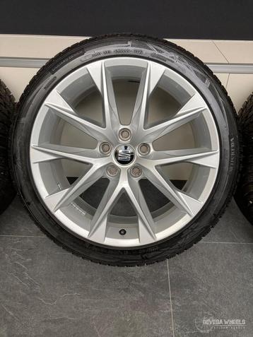 18” originele Seat Leon FR velgen + winterbanden 5x112   5F0 beschikbaar voor biedingen