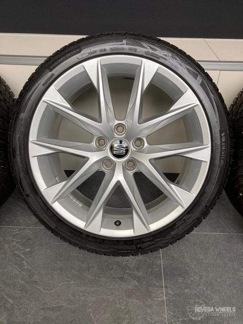 18” originele Seat Leon FR velgen + winterbanden 5x112   5F0, Auto-onderdelen, Banden en Velgen, Banden en Velgen, Winterbanden