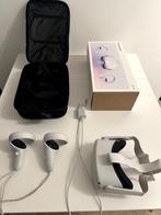 VR Bril Meta Quest 2 incl travel case, Spelcomputers en Games, Virtual Reality, Ophalen of Verzenden, Zo goed als nieuw, VR-bril
