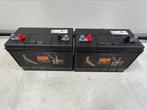 2 stuks Powerboozt Semi-Tractie accu 12V 105Ah, Ophalen, Gebruikt