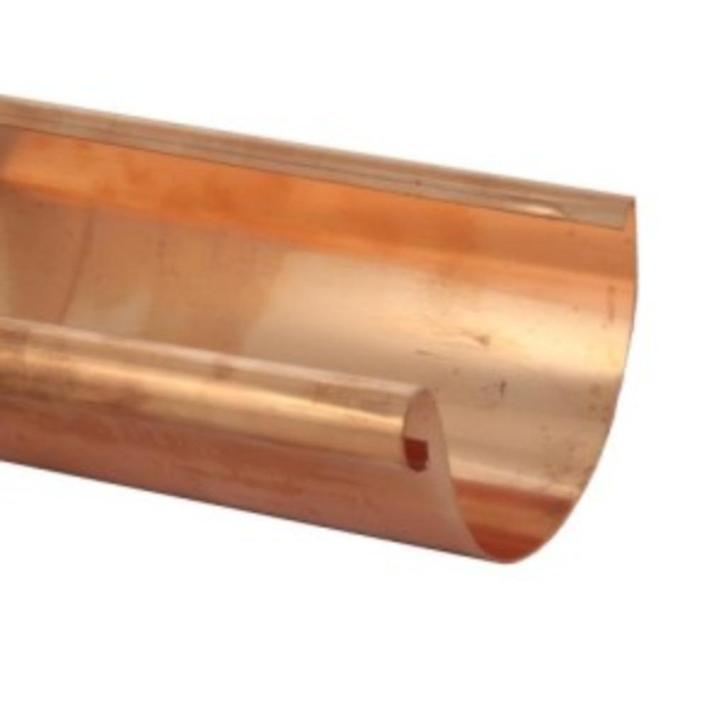 koperen goot M333 / koperen HWA buis VANKOPERTOTZINK, Doe-het-zelf en Verbouw, Buizen en Afvoer, Gebruikt, Dakgoot, Ophalen of Verzenden