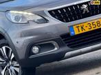 Peugeot 2008 1.2 PureTech 110pk Allure - Gris Platinium - Pa, Voorwielaandrijving, Metallic lak, Euro 6, Leder en Stof
