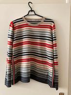 Frisse trui in grijs, beige en rood, lange mouw, Rabe mt 42, Rabe, Overige kleuren, Verzenden, Maat 42/44 (L)