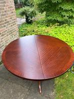 Fraaie teakhouten eettafel met tussenblad, Huis en Inrichting, Tafels | Eettafels, Ophalen, Zo goed als nieuw, Vijf personen of meer