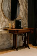 Antieke mooie sfeervolle Singer naaimachine als bijzettafel, Ophalen