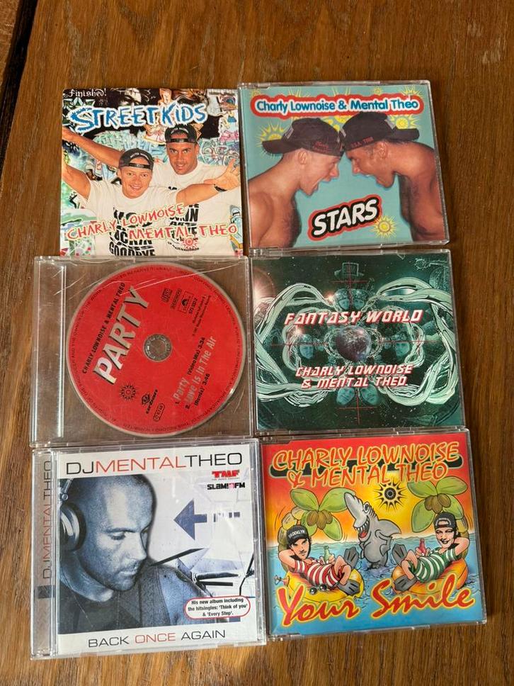 Charly Lownoise en Mental Theo singles, Cd's en Dvd's, Cd Singles, Gebruikt, Dance, 2 t/m 5 singles, Ophalen of Verzenden