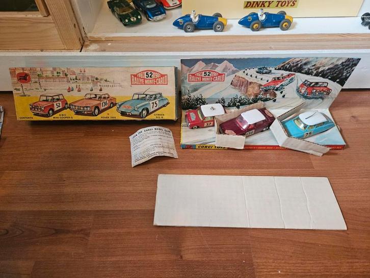 Zeer nette corgi toys monte carlo gift set, Hobby en Vrije tijd, Modelauto's | 1:43, Gebruikt, Auto, Corgi, Ophalen of Verzenden