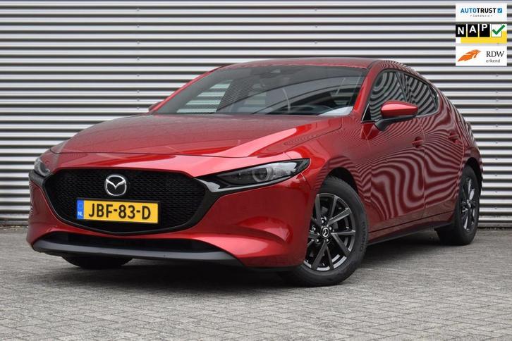 Mazda 3 2.0 e-SkyActiv-G M-Hybrid 150-PK, Airco, Ecc, Cruise, Auto's, Mazda, Bedrijf, Te koop, ABS, Achteruitrijcamera, Adaptive Cruise Control