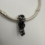 Black Panther Marvel Zilver Charm Bedel, Sieraden, Tassen en Uiterlijk, Bedels, Overige merken, Verzenden, Nieuw, 1 bedel