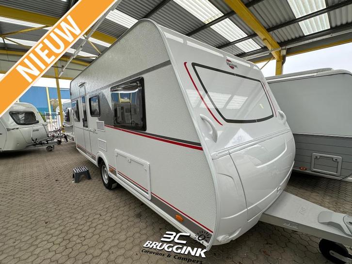 Bürstner Premio 460 TL - ENKELE BEDDEN, Caravans en Kamperen, Caravans, tot en met 3, Standaardzit, Bürstner, 2 aparte bedden