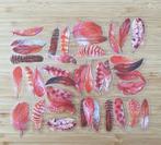 Veren rode kleuren, Hobby en Vrije tijd, Verzenden, Nieuw, Meerdere stickers