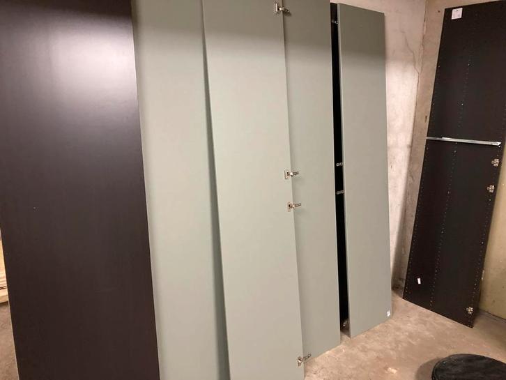 IKEA Pax Kast Grijs/Groen - Push to Open, Huis en Inrichting, Kasten | Kledingkasten, Gebruikt, 200 cm of meer, 150 tot 200 cm