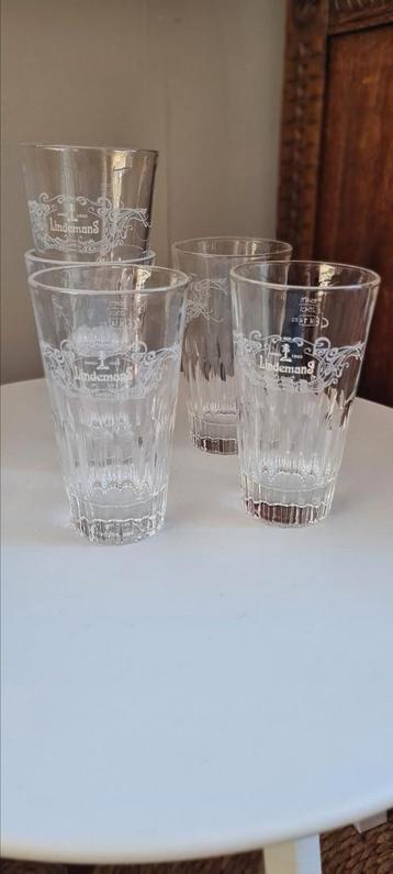 5 Lindemans "longdrink" glazen beschikbaar voor biedingen