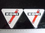 2x sticker koni logo middel zwarte rand schokbrekers, Merk, Zo goed als nieuw, Verzenden