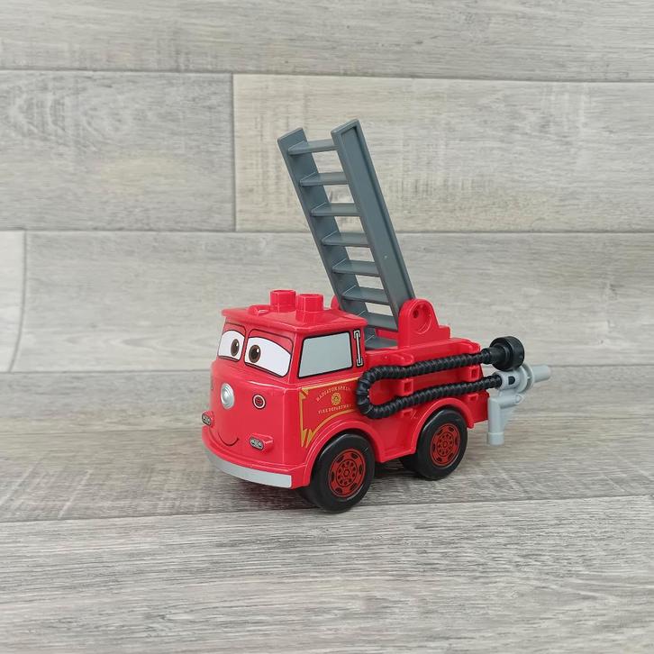 duplo Cars Red de Brandweerwagen, Kinderen en Baby's, Speelgoed | Duplo en Lego, Zo goed als nieuw, Duplo, Ophalen of Verzenden