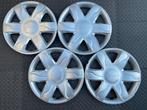Set orig Dacia Sandero, Logan MCV, Dokker wieldoppen 15 inch, Auto diversen, Wieldoppen, Ophalen of Verzenden, Gebruikt