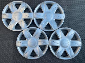 Set orig Dacia Sandero, Logan MCV, Dokker wieldoppen 15 inch beschikbaar voor biedingen