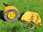 Stanley 50m kabelhaspel (4x geaard) + hoes, Ophalen of Verzenden, Gebruikt, Kabel of Snoer